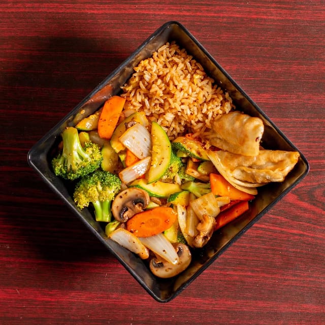 Lunch Hibachi Vegetables.