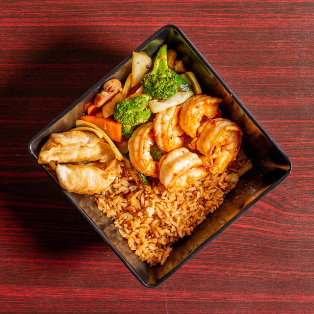 Lunch Hibachi Shrimp.