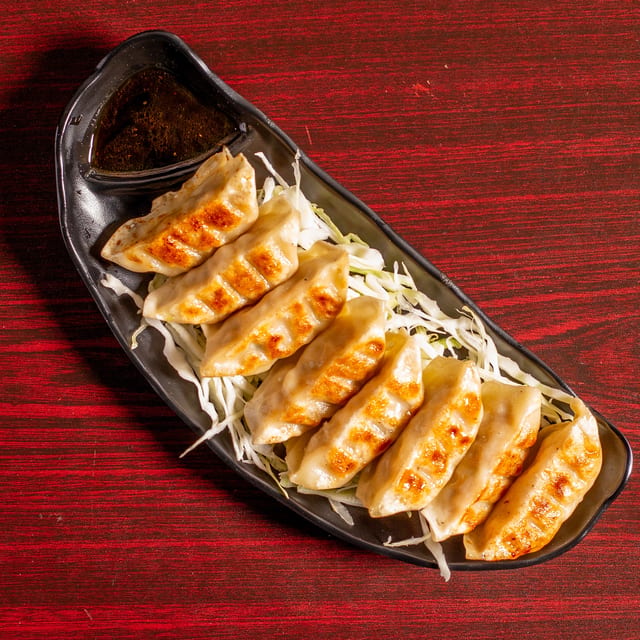 Pan Fried Gyoza.