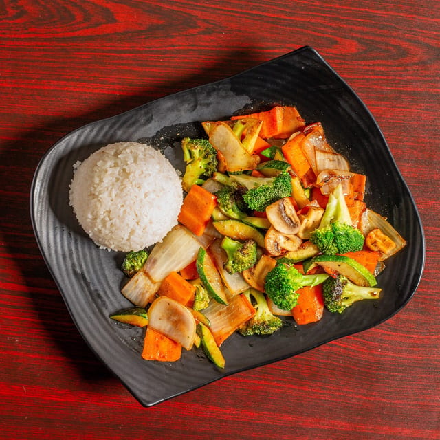Hibachi Vegetables.