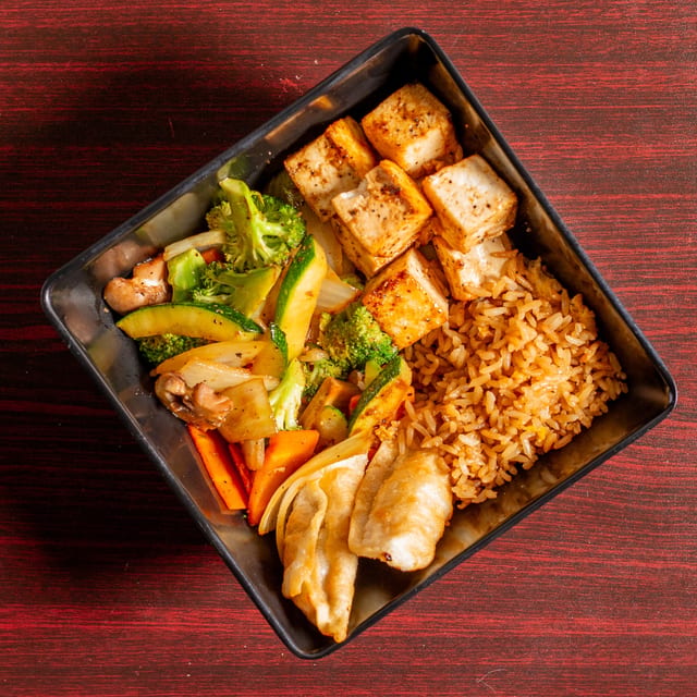 Lunch Hibachi Tofu.
