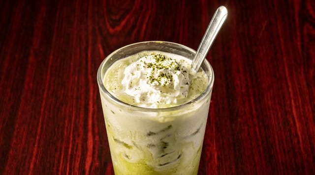 Iced Matcha Latte.