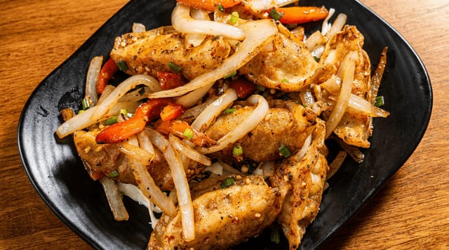 Salt & Pepper Gyoza.