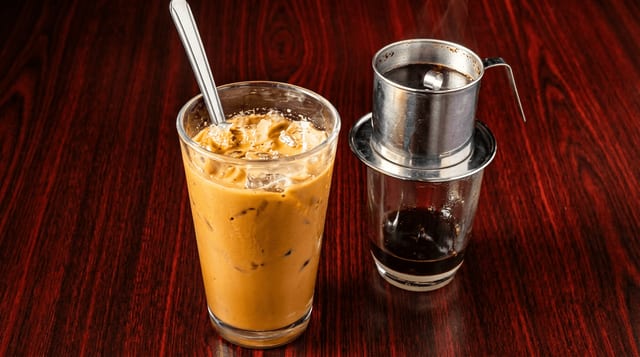 Vietnamese Iced Coffee.